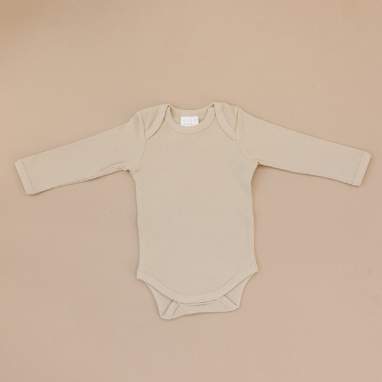 Long Sleeve Ribbed Bodysuit