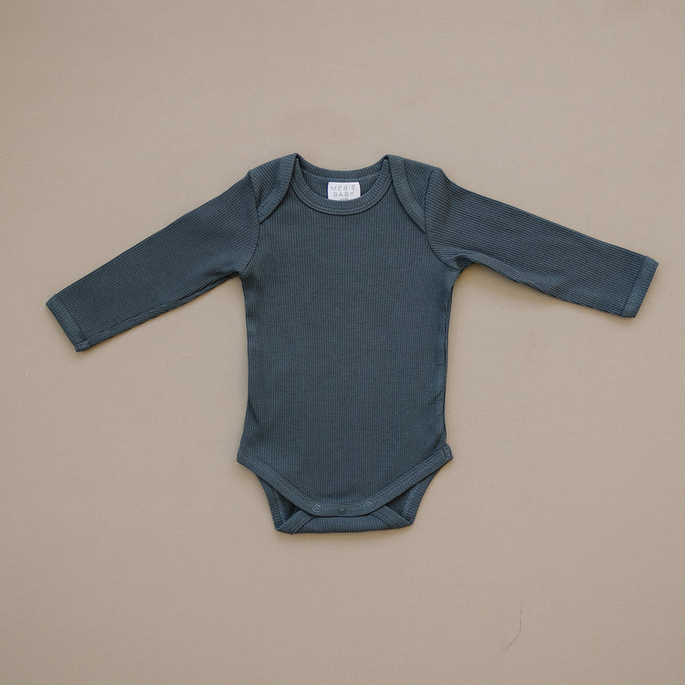 Long Sleeve Ribbed Bodysuit