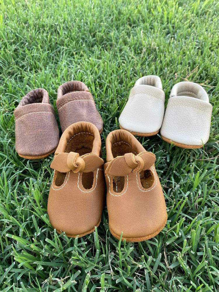 Bow T Strap Moccasin